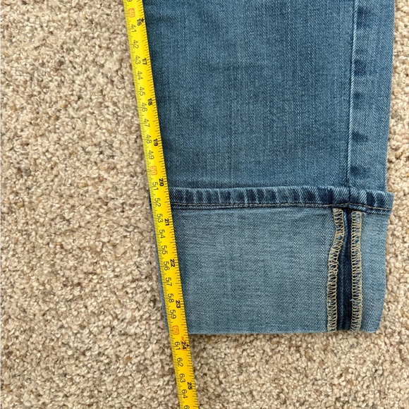 Gap Mid Rise Straight Cuff Jeans Women’s Size 0/25 Ankle Length Medium Indigo - Picture 5 of 7